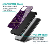 Geometric Purple Glass Case For Vivo V40e 5G