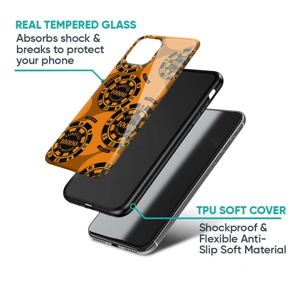 Casino Gold Glass Case - Glass Back Cover for Phone (View 4)