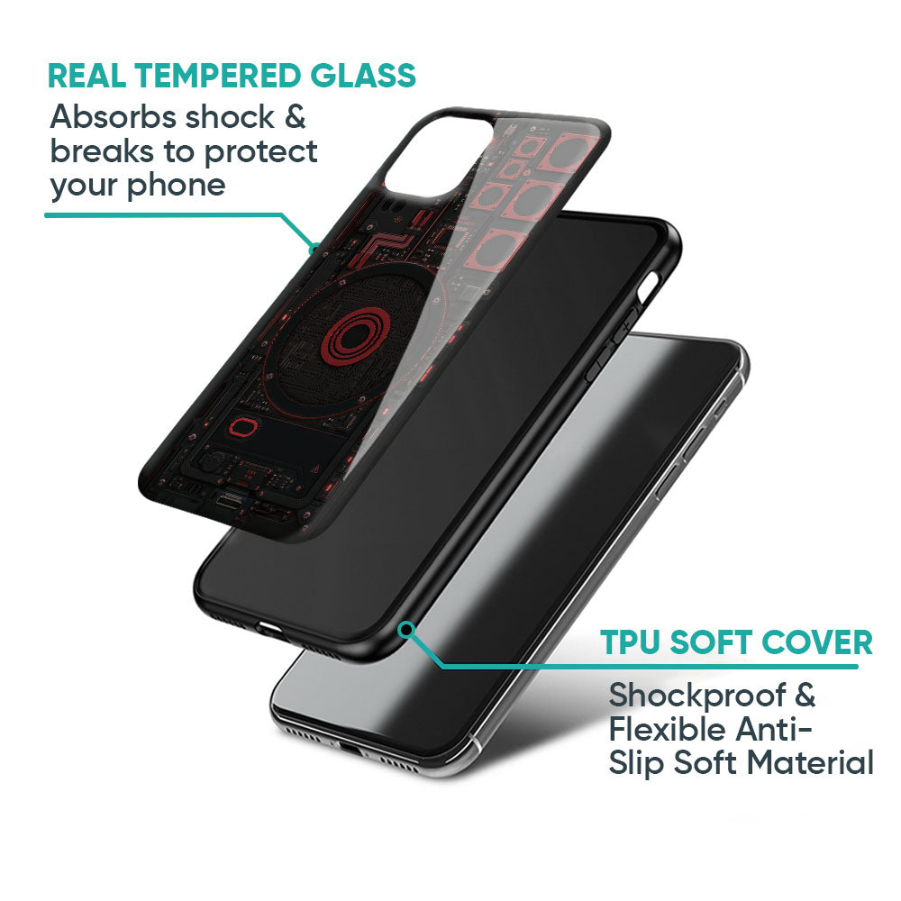 Dark Nitro Glass Case - Glass Back Cover for Phone (View 4)
