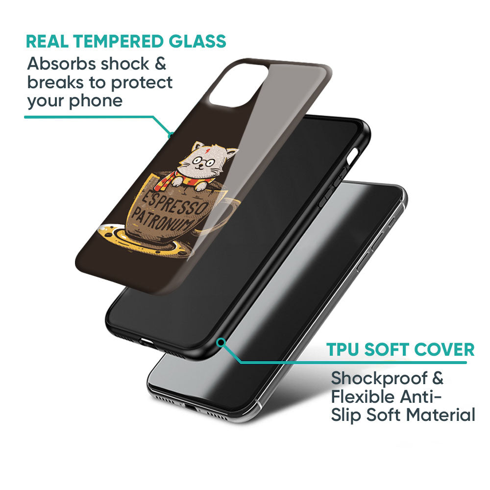 Tea With Kitty Glass Case For Samsung Galaxy M56 5G