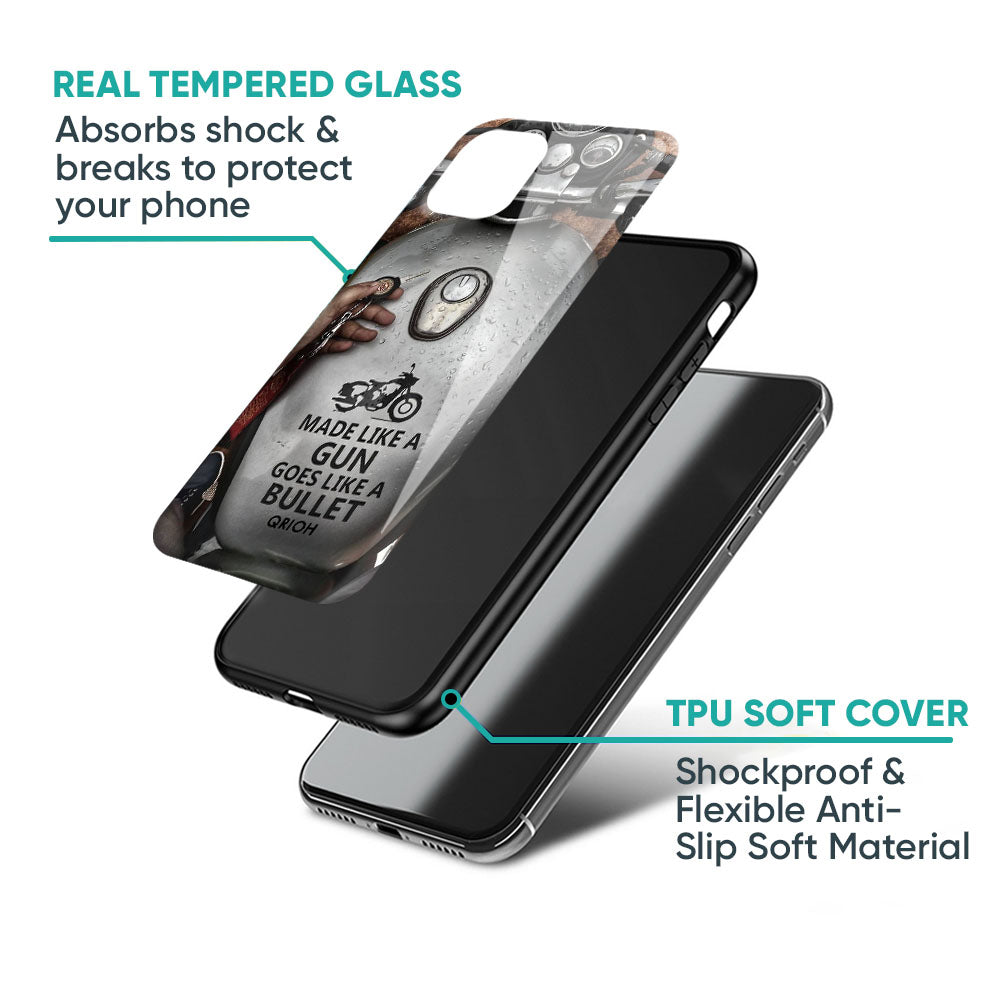 Royal Bike Glass Case for OnePlus 13R 5G