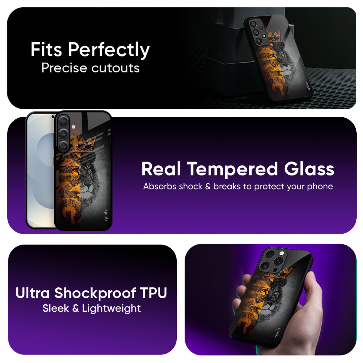 King Of Forest Glass Case