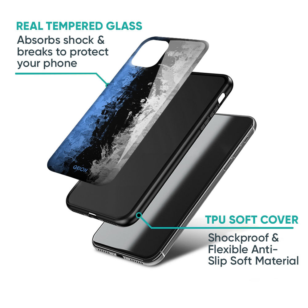 Dark Grunge Glass Case for Samsung Galaxy M56 5G