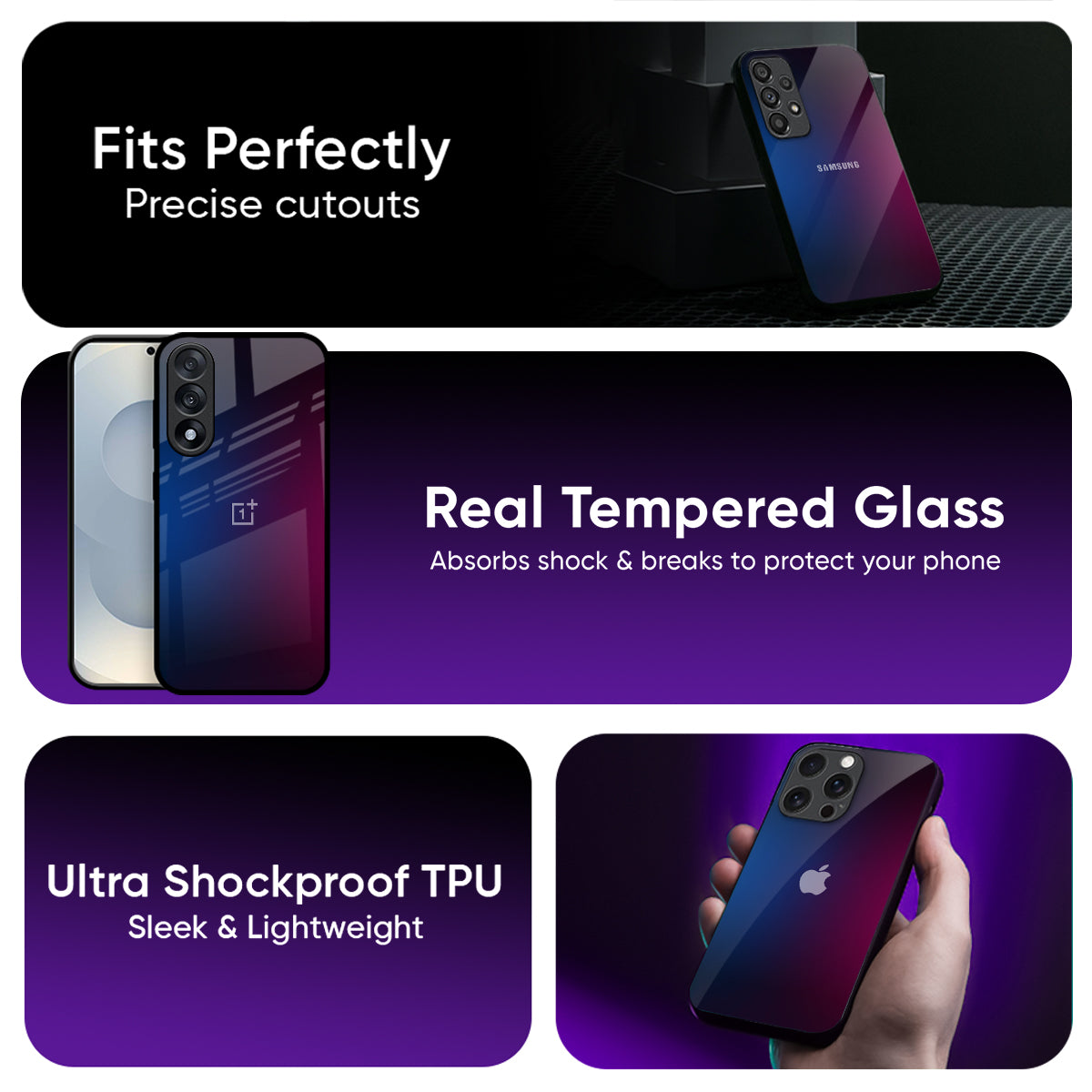 Mix Gradient Shade Glass Case