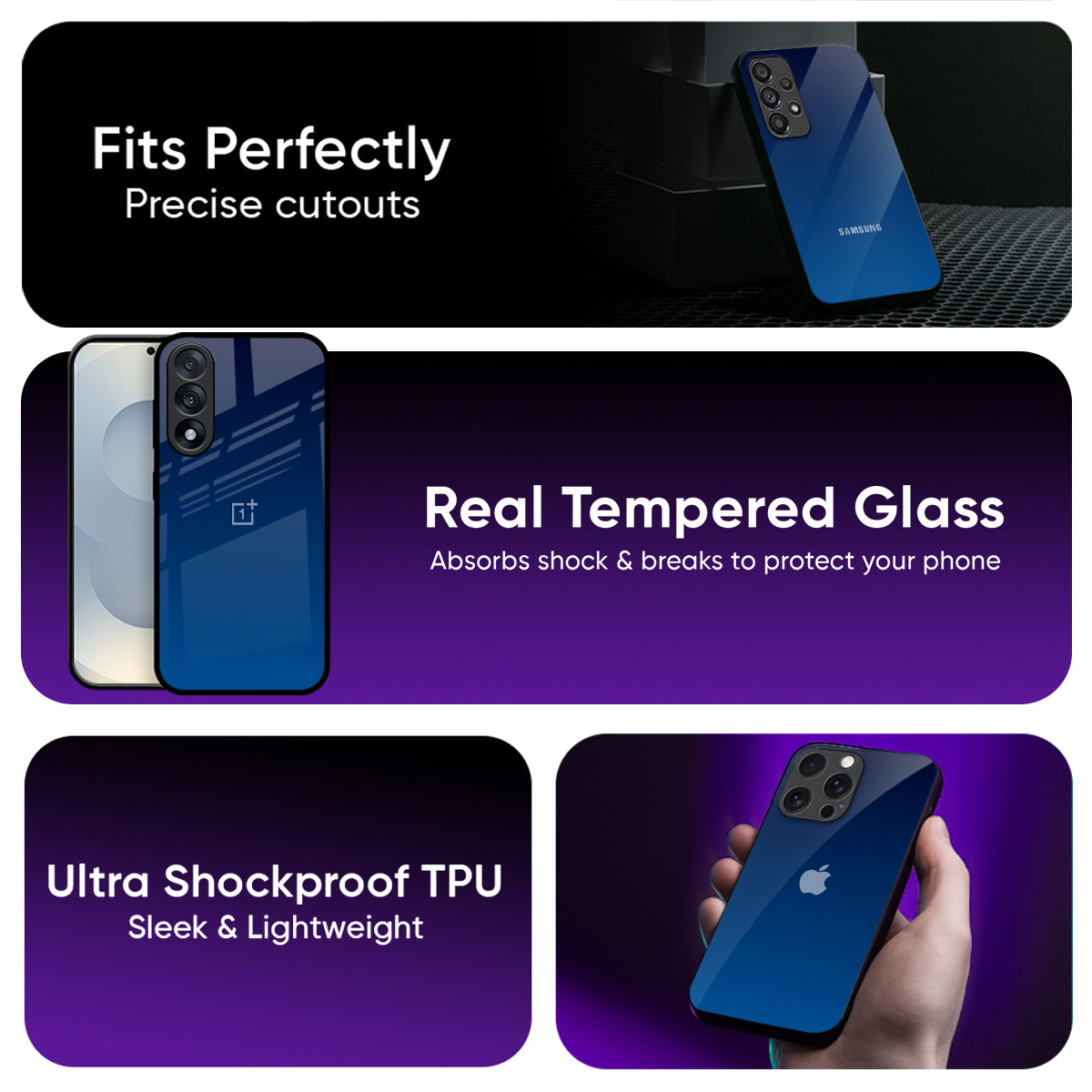 Very Blue Glass Case