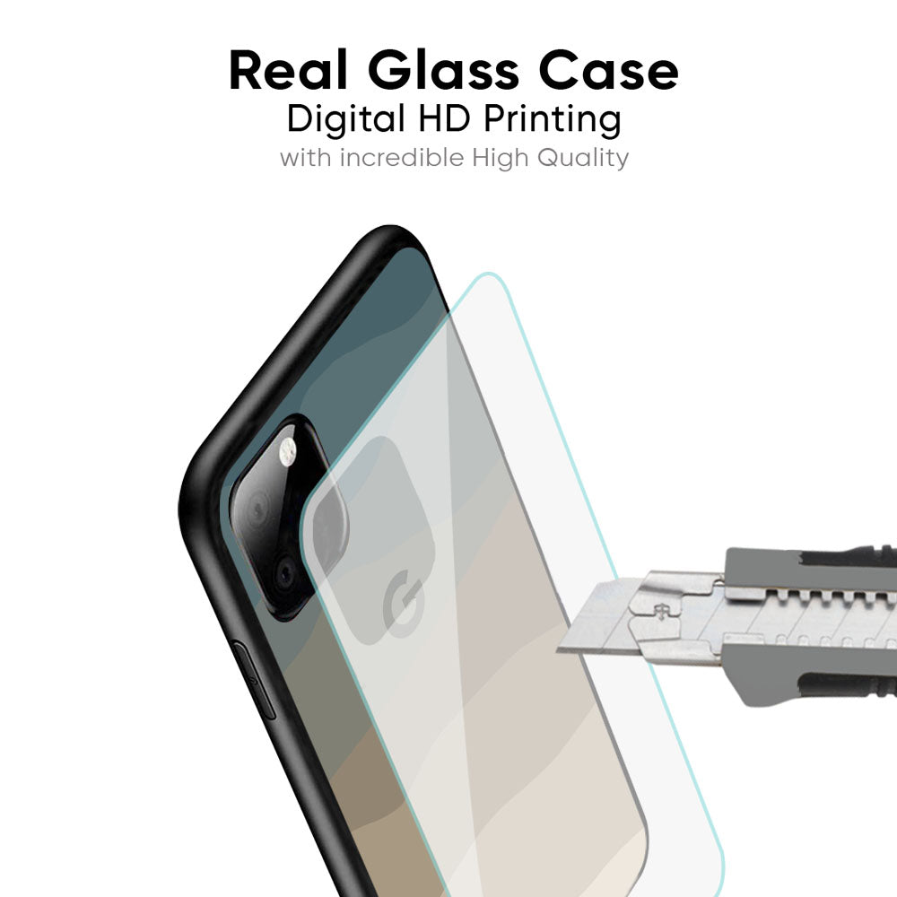 Abstract Mountain Pattern Glass Case for Google Pixel 9 Pro XL