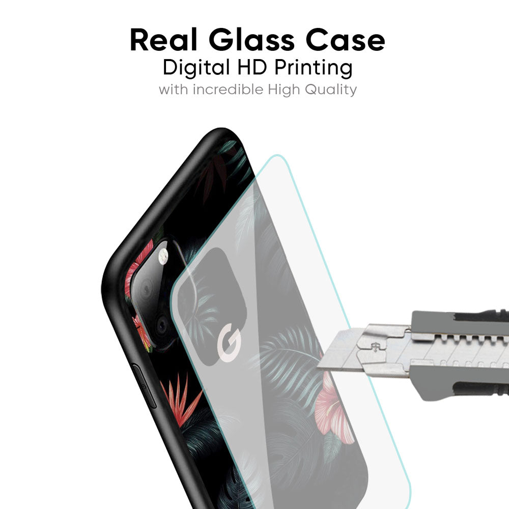 Tropical Art Flower Glass Case for Google Pixel 9