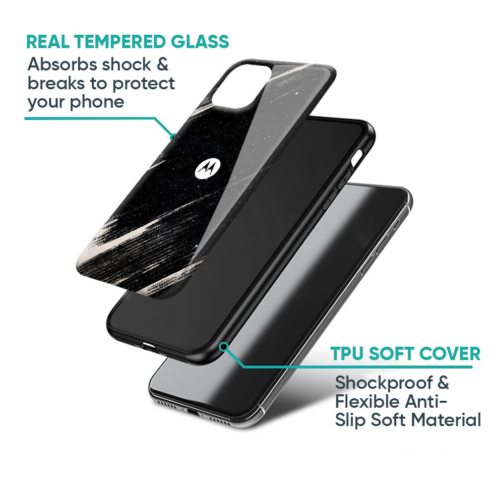 Galaxy Art Glass Case for Motorola Edge 70 5G