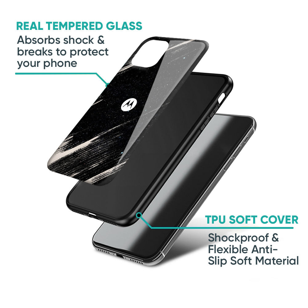 Galaxy Art Glass Case for Motorola Edge 60 Pro