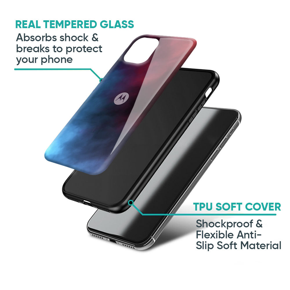 Smokey Watercolor Glass Case for Motorola Edge 70 Pro 5G