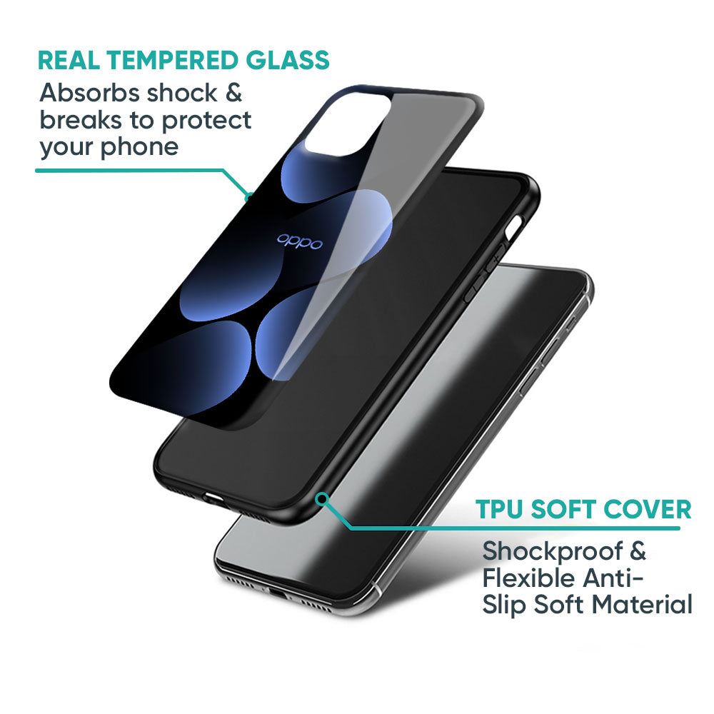 Five Blue Spots Glass Case for Oppo K13 Turbo Pro 5G