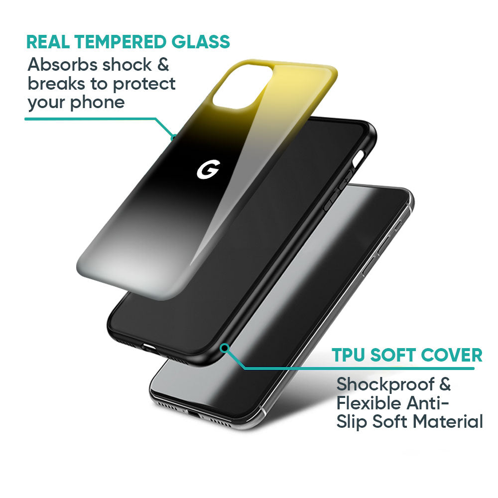 Yellow Shadow Glass Case for Google Pixel 10 Pro XL 5G