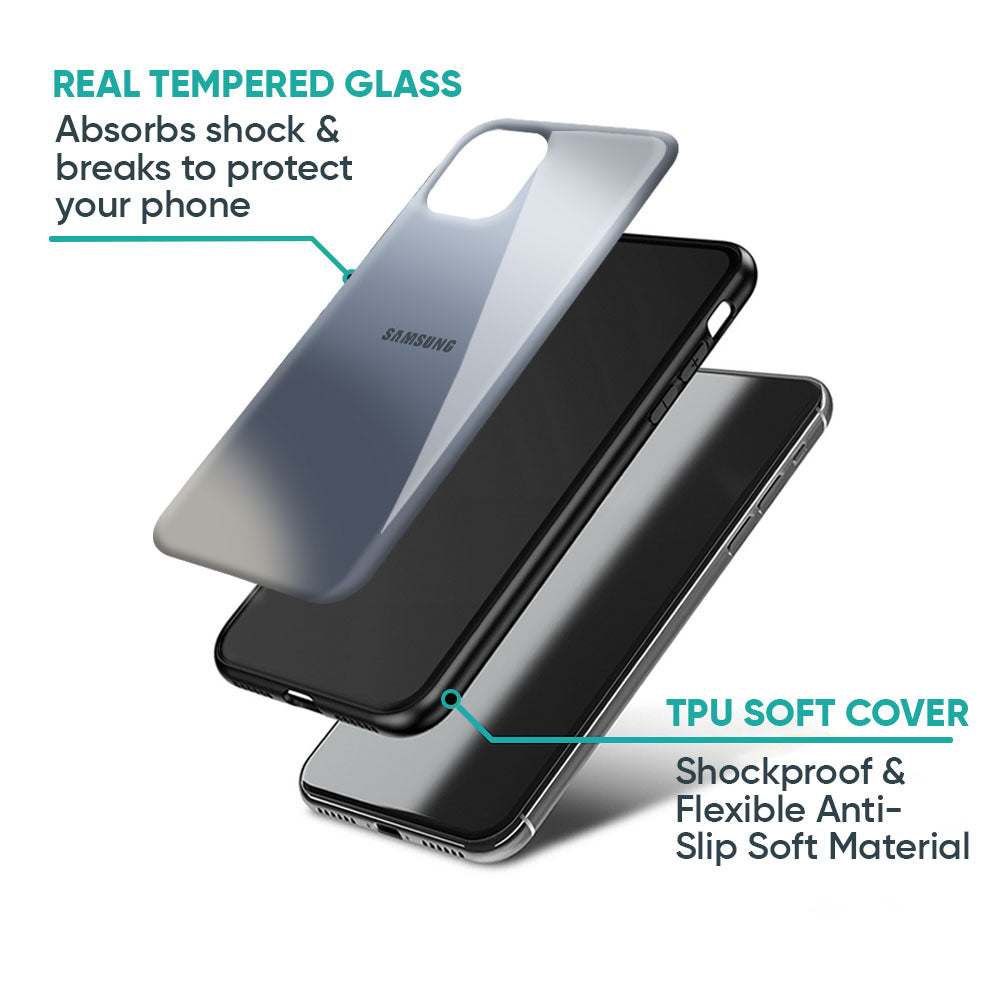 Space Grey Gradient Glass Case for Samsung Galaxy A57 5G