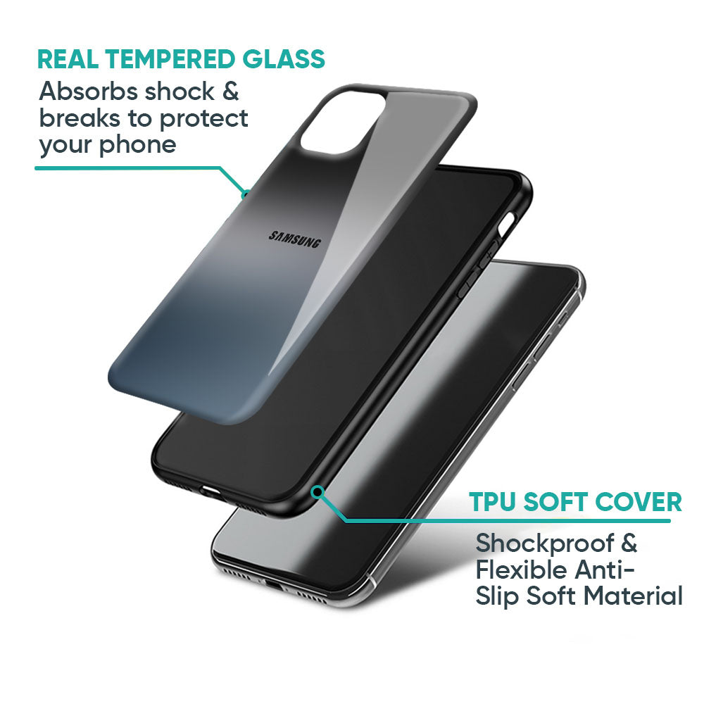 Dramatic Grey Glass Case for Samsung Galaxy A57 5G