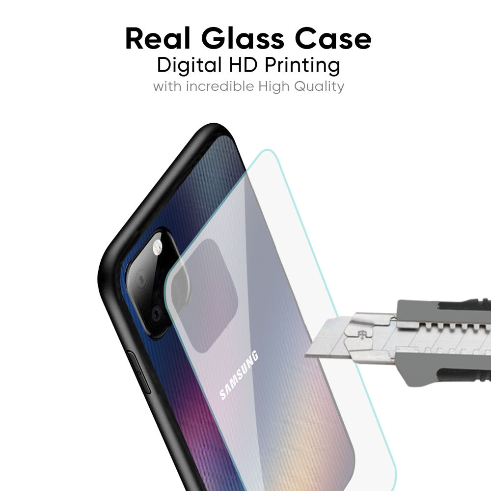 Strippy Ocean Glass Case for Samsung Galaxy M35 5G