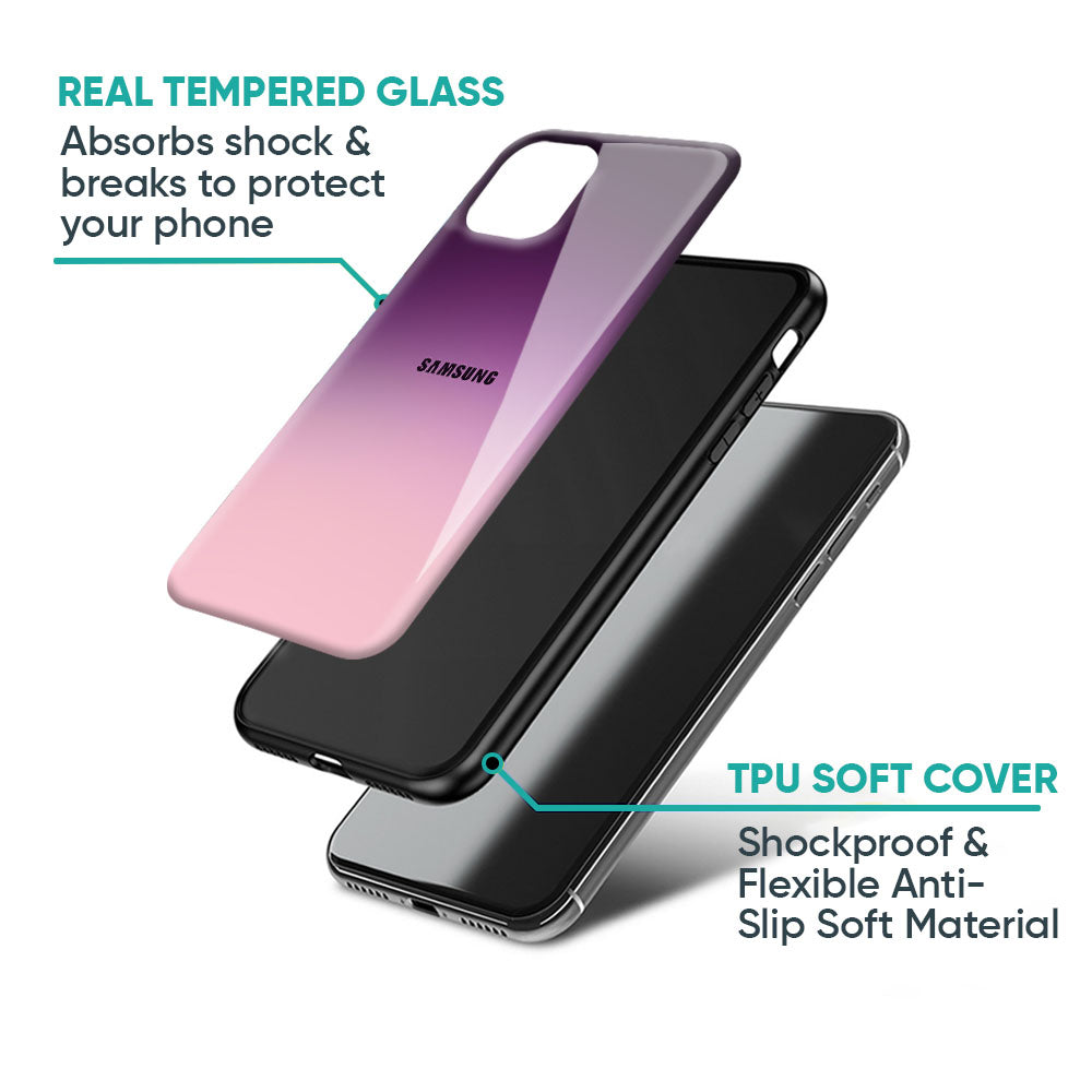 Purple Gradient Glass case for Samsung Galaxy A57 5G
