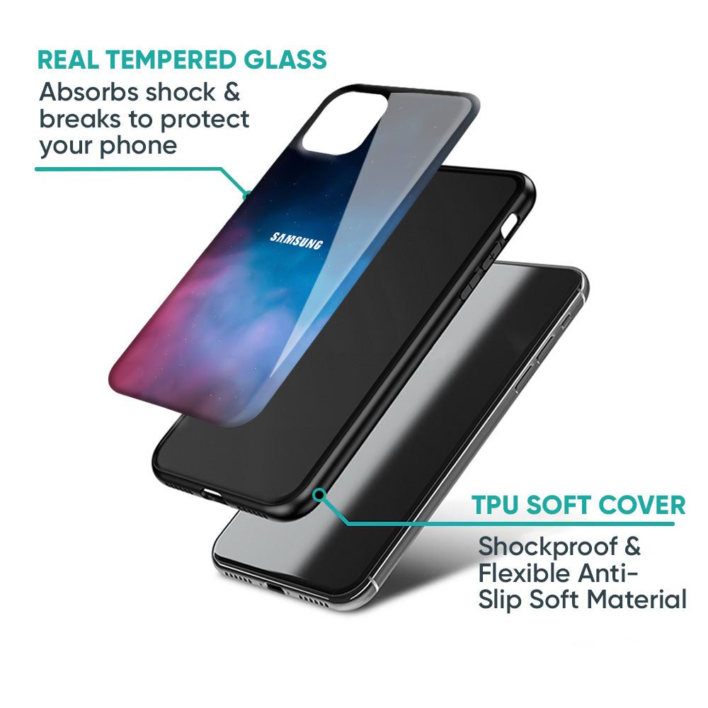 Cloudy Galaxy Glass Case for Samsung Galaxy M56 5G