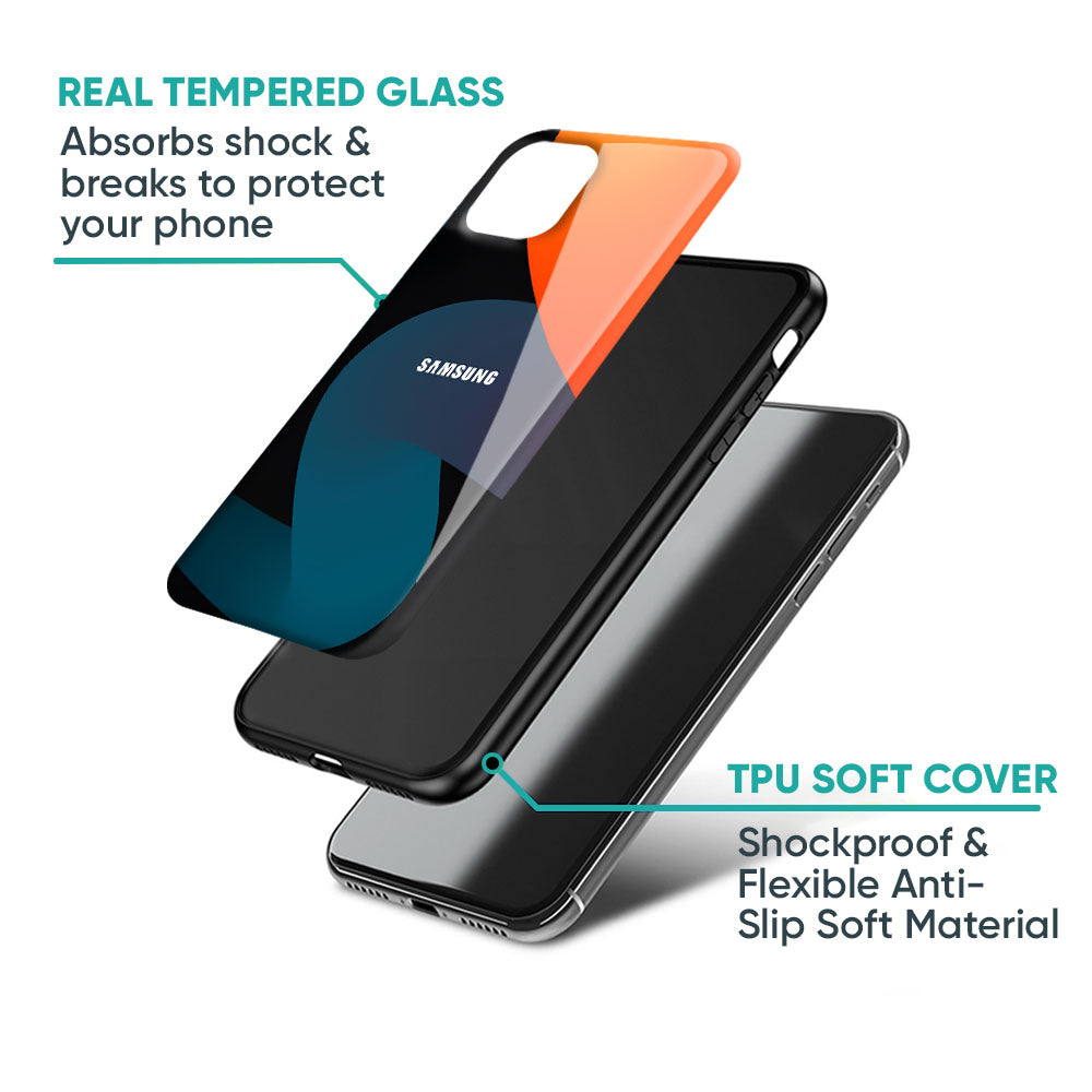 Bold Line Glass Case for Samsung Galaxy M56 5G