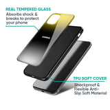 Yellow Shadow Glass Case for Samsung Galaxy S25 FE 5G
