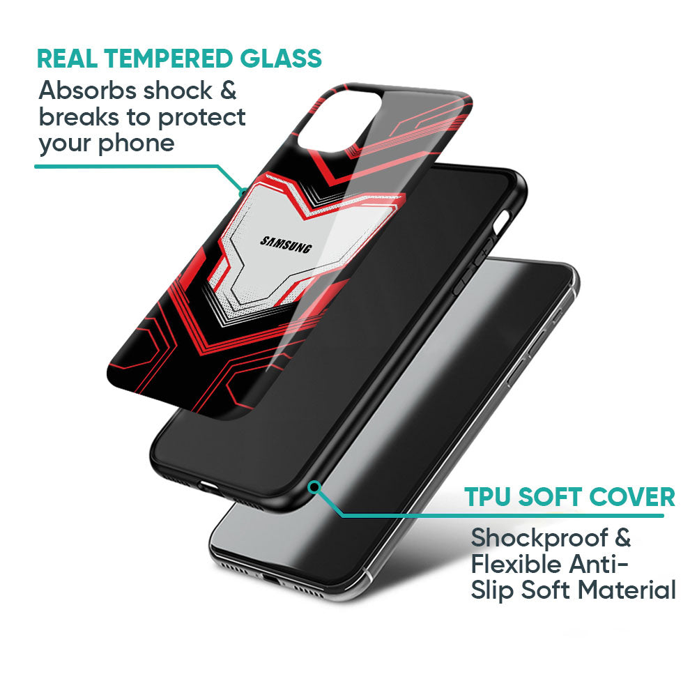 Quantum Suit Glass Case For Samsung Galaxy A57 5G