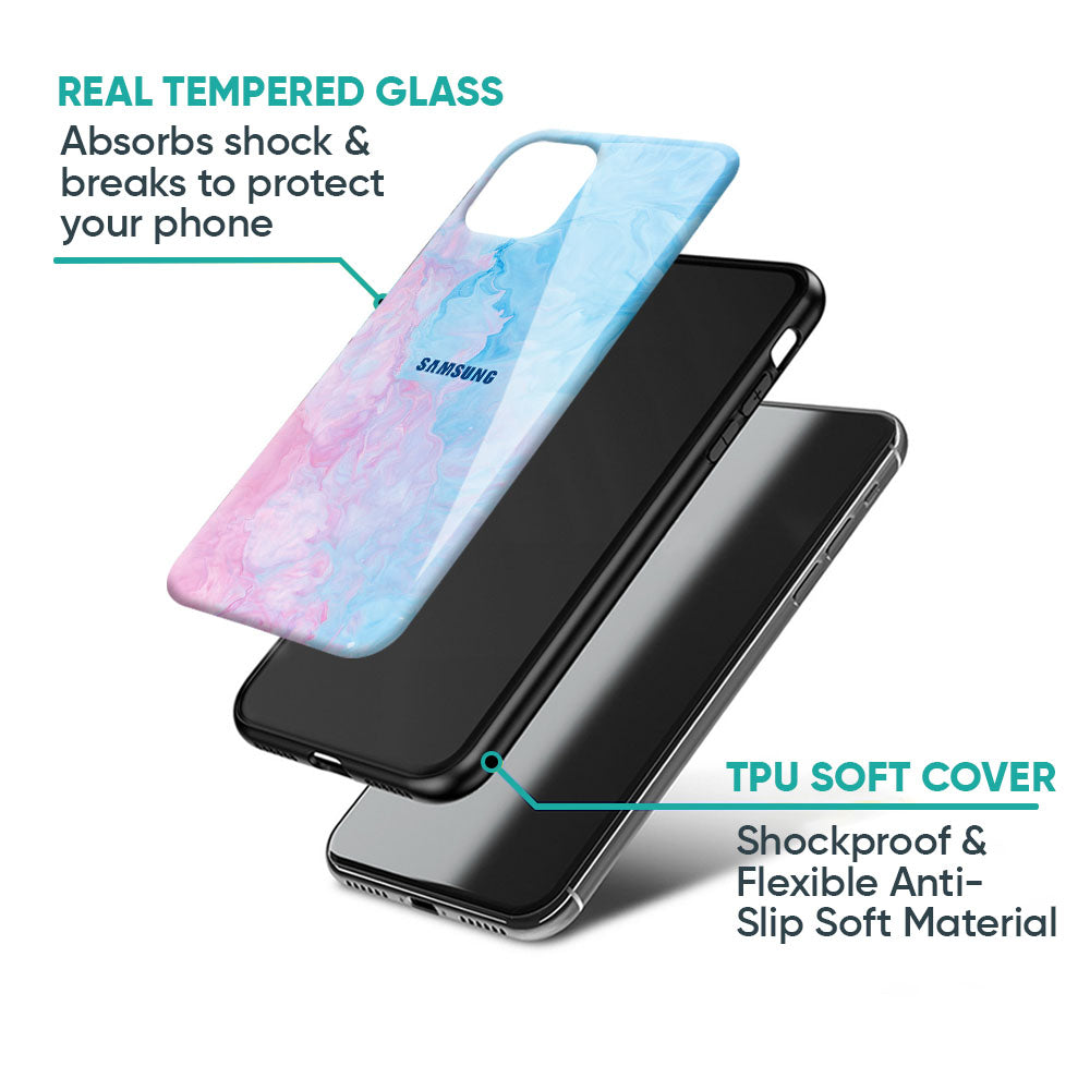 Mixed Watercolor Glass Case for Samsung Galaxy A57 5G