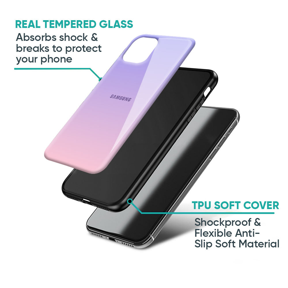 Lavender Gradient Glass Case for Samsung Galaxy A57 5G