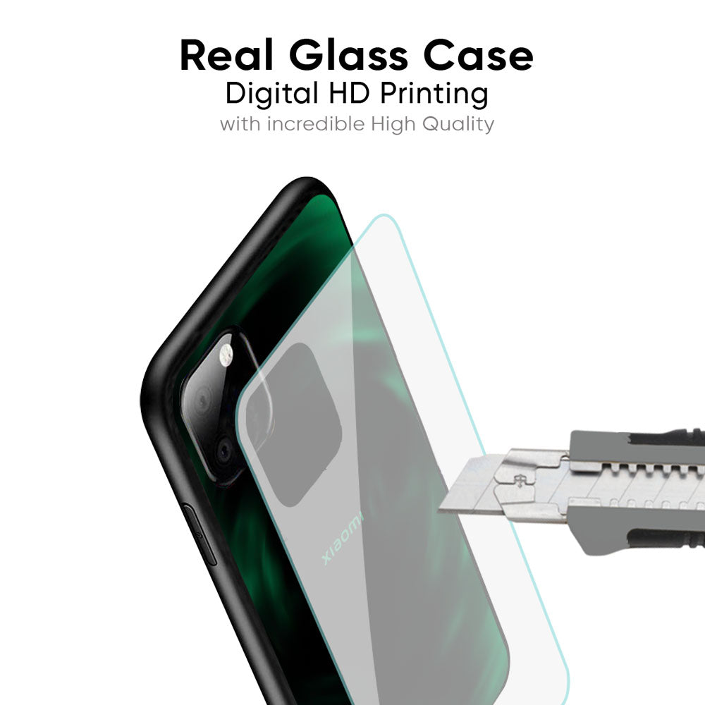 Green Well Glass Case for Redmi Note 14 5G