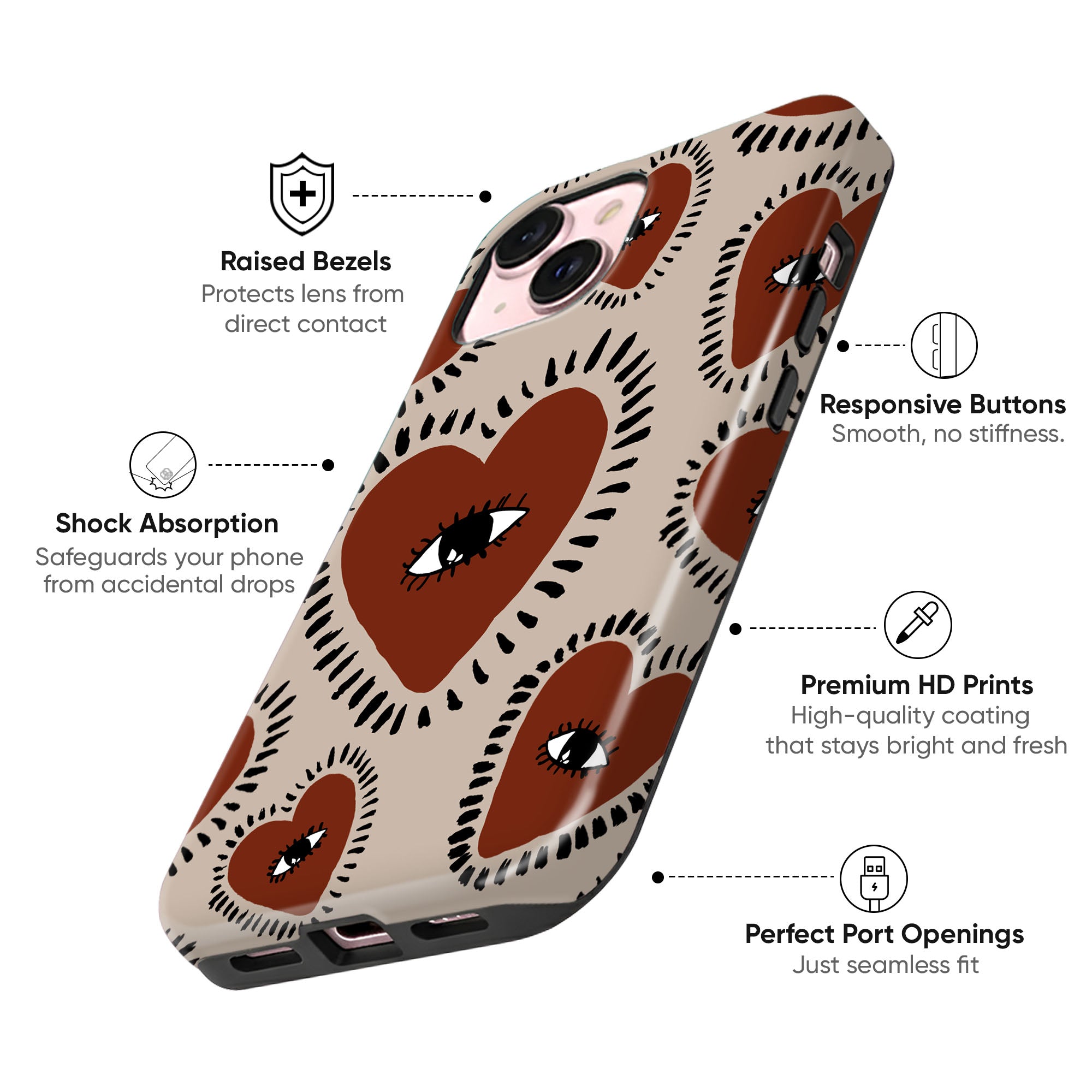 Eye Heart Vision Tough Case