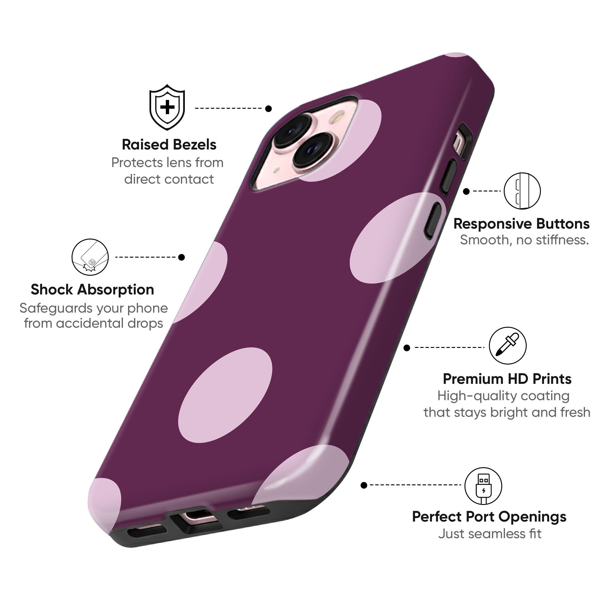 Purple Big Dots