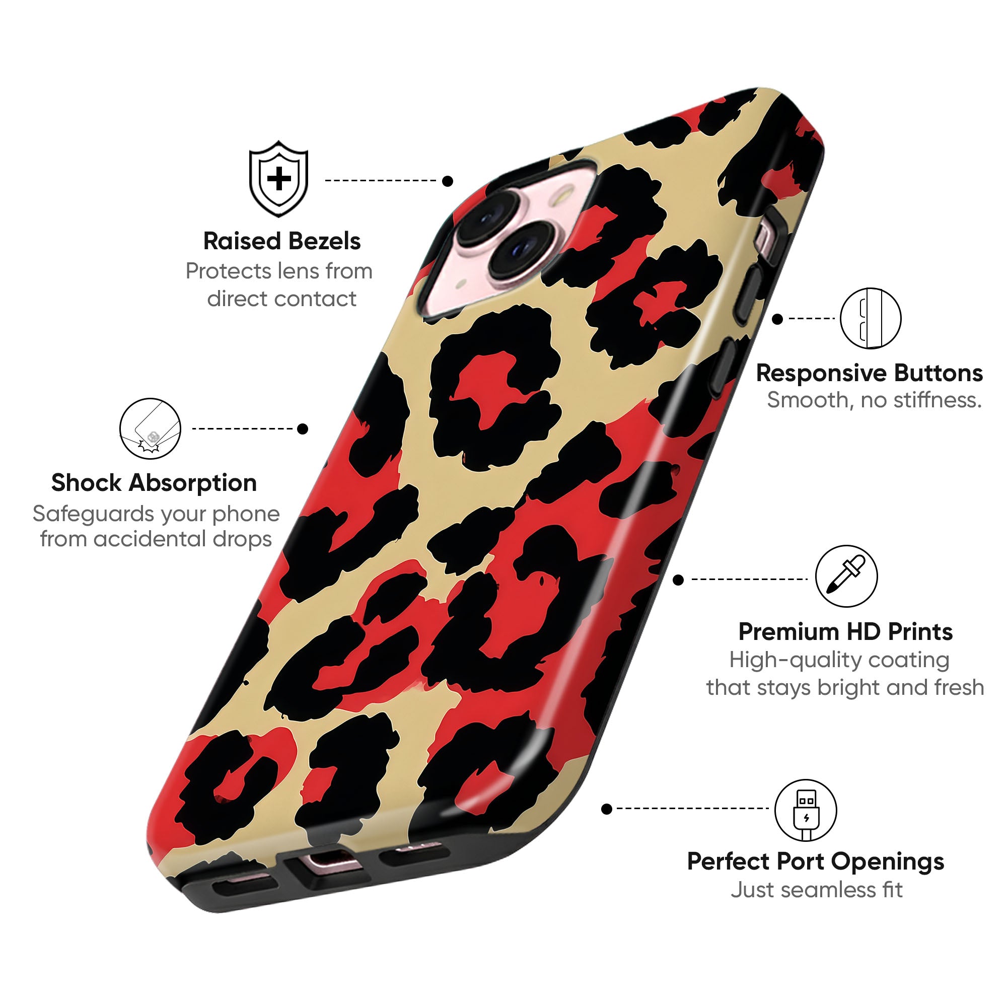 Red Leopard Print