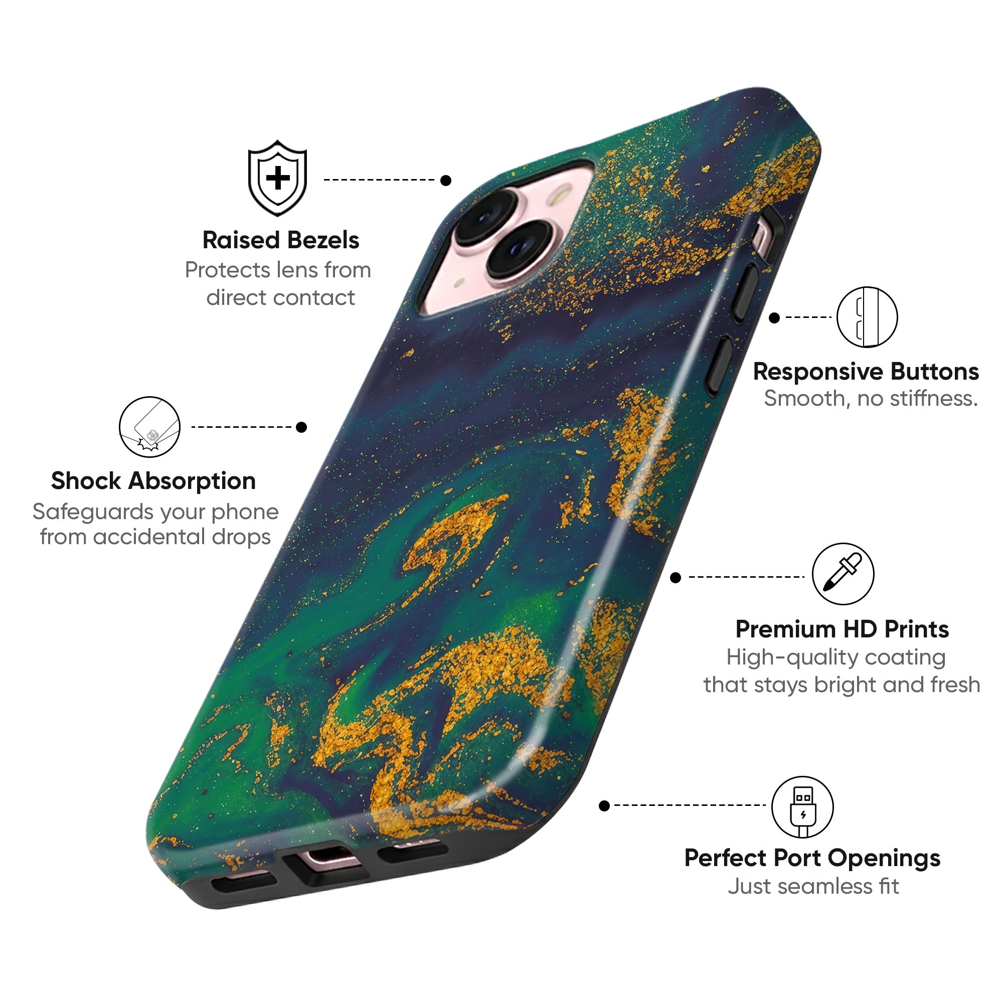 Gold Drift Tough Case