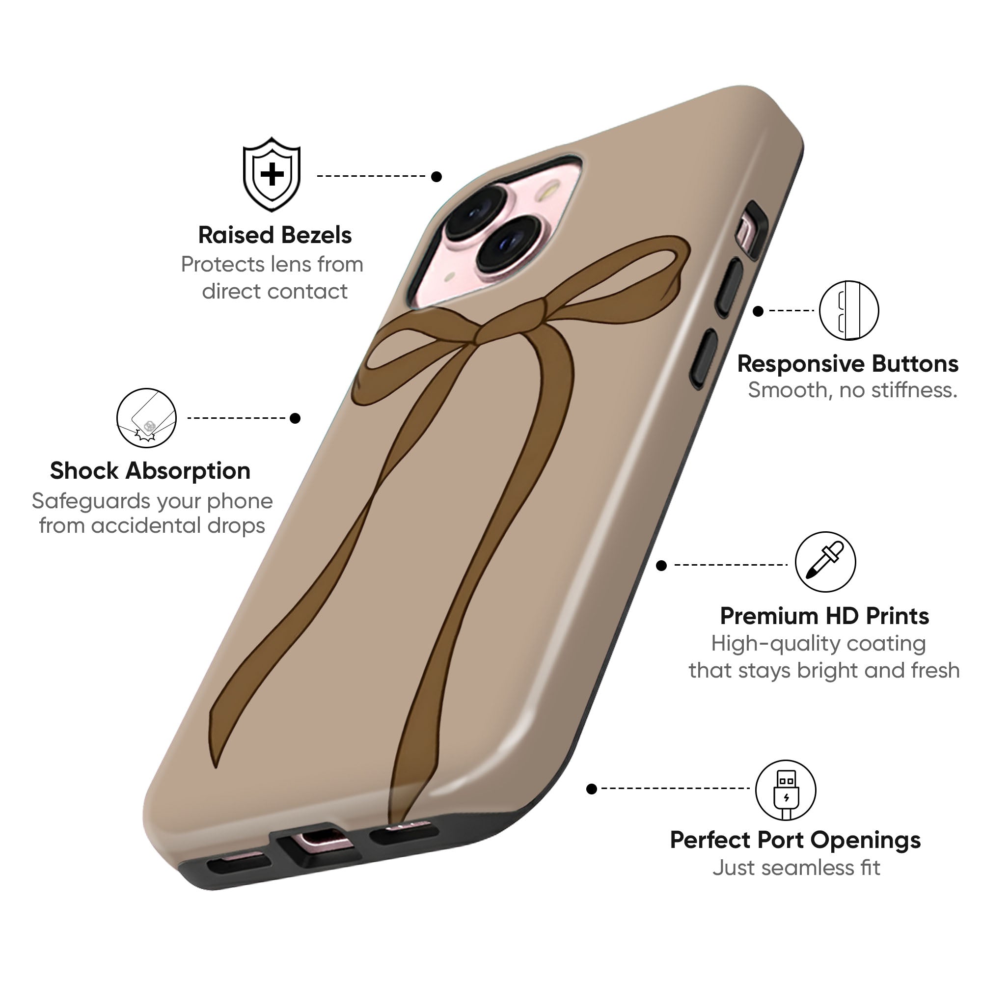 The "Darling" Bow Tough Case