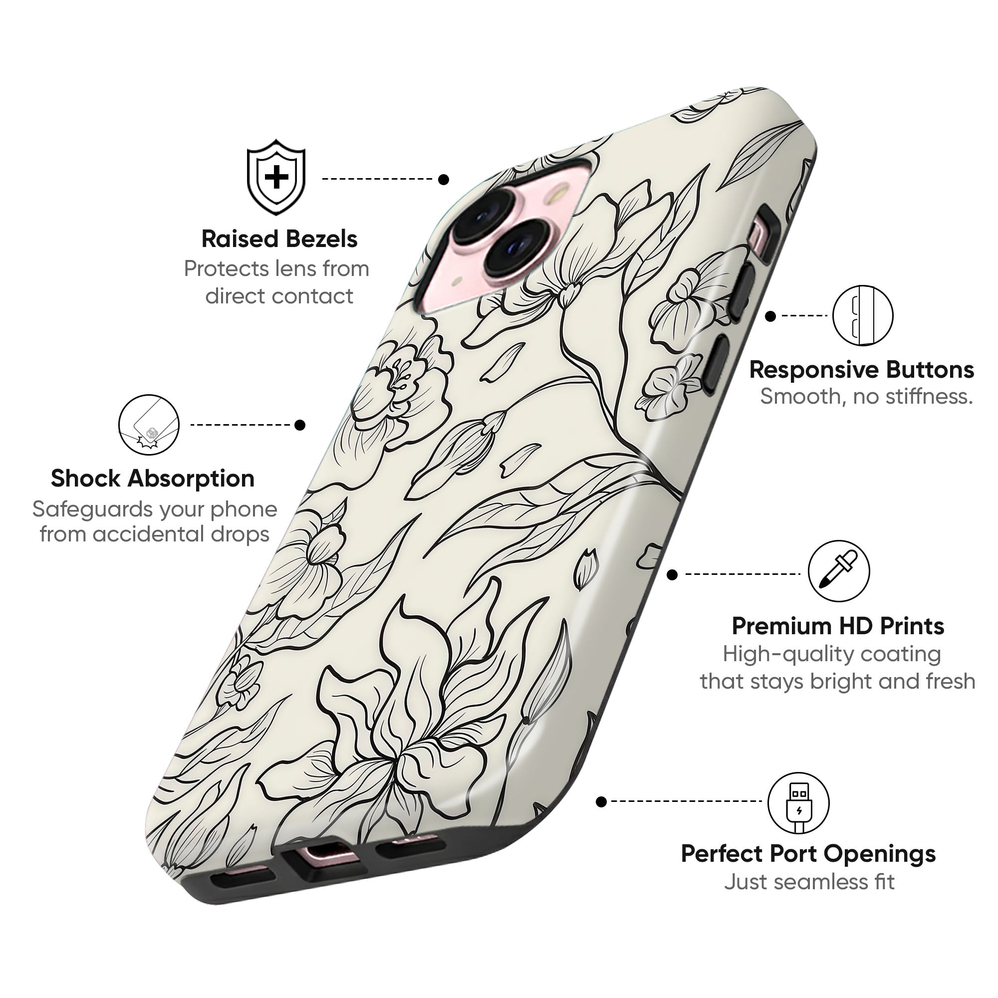 Bloom Engraving Tough Case