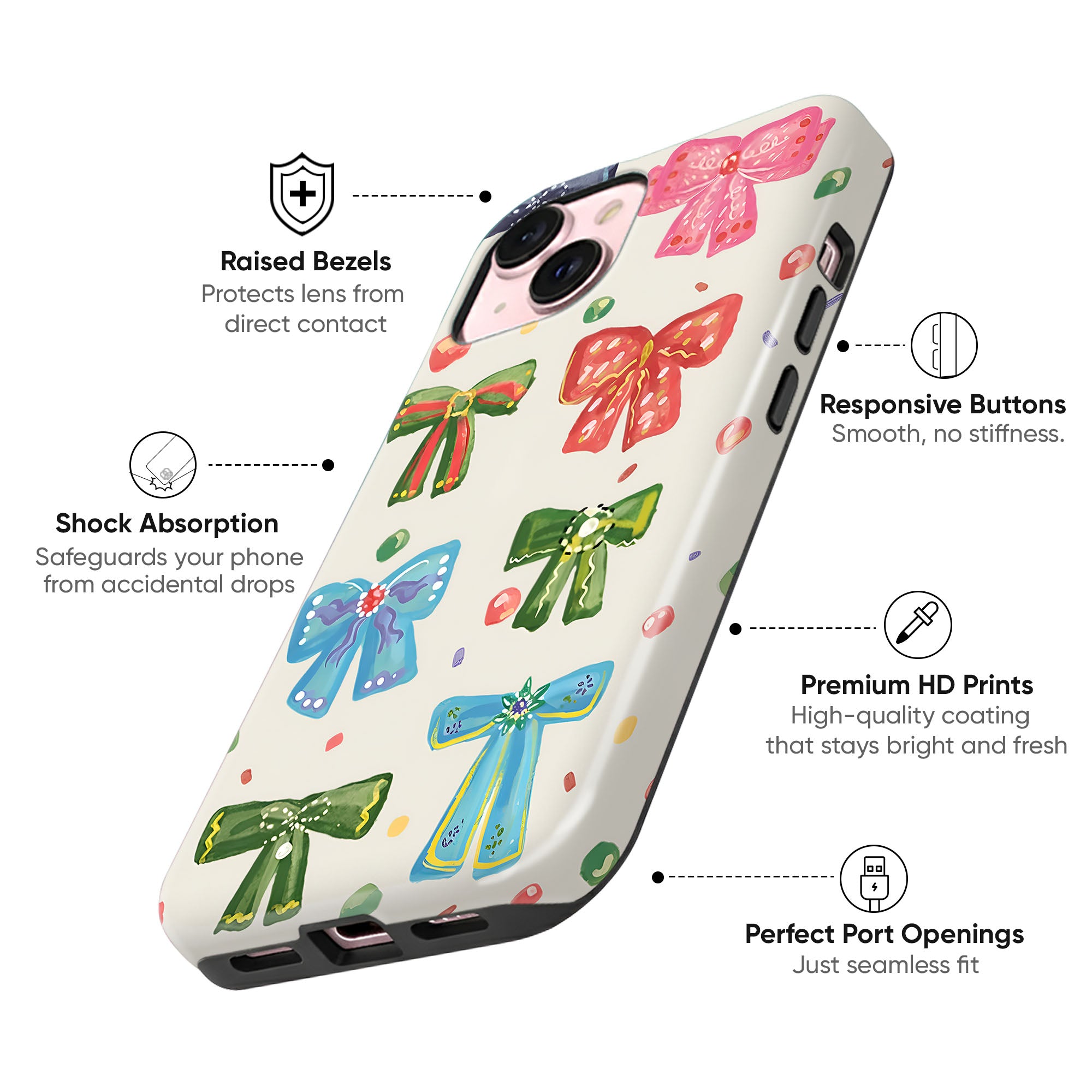 Artsy Bow Tough Case