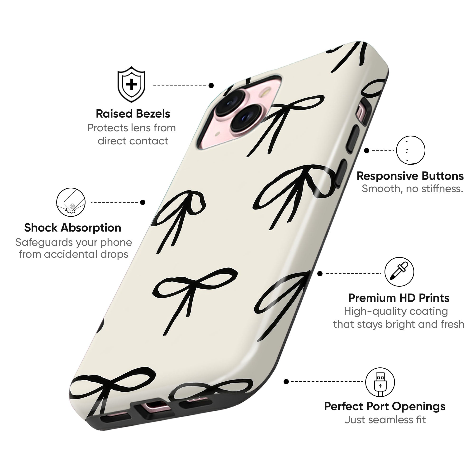 Doodle Bow Tough Case