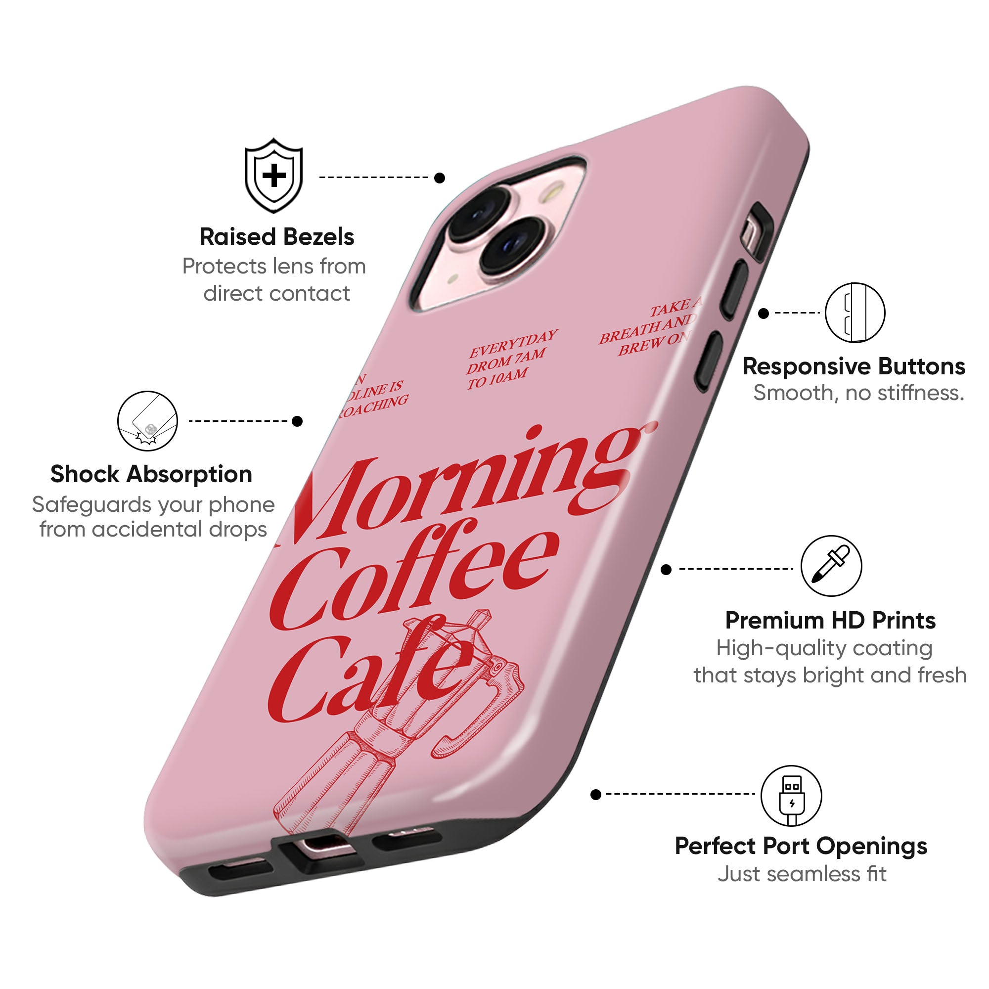 Morning Coffee Club Tough Case