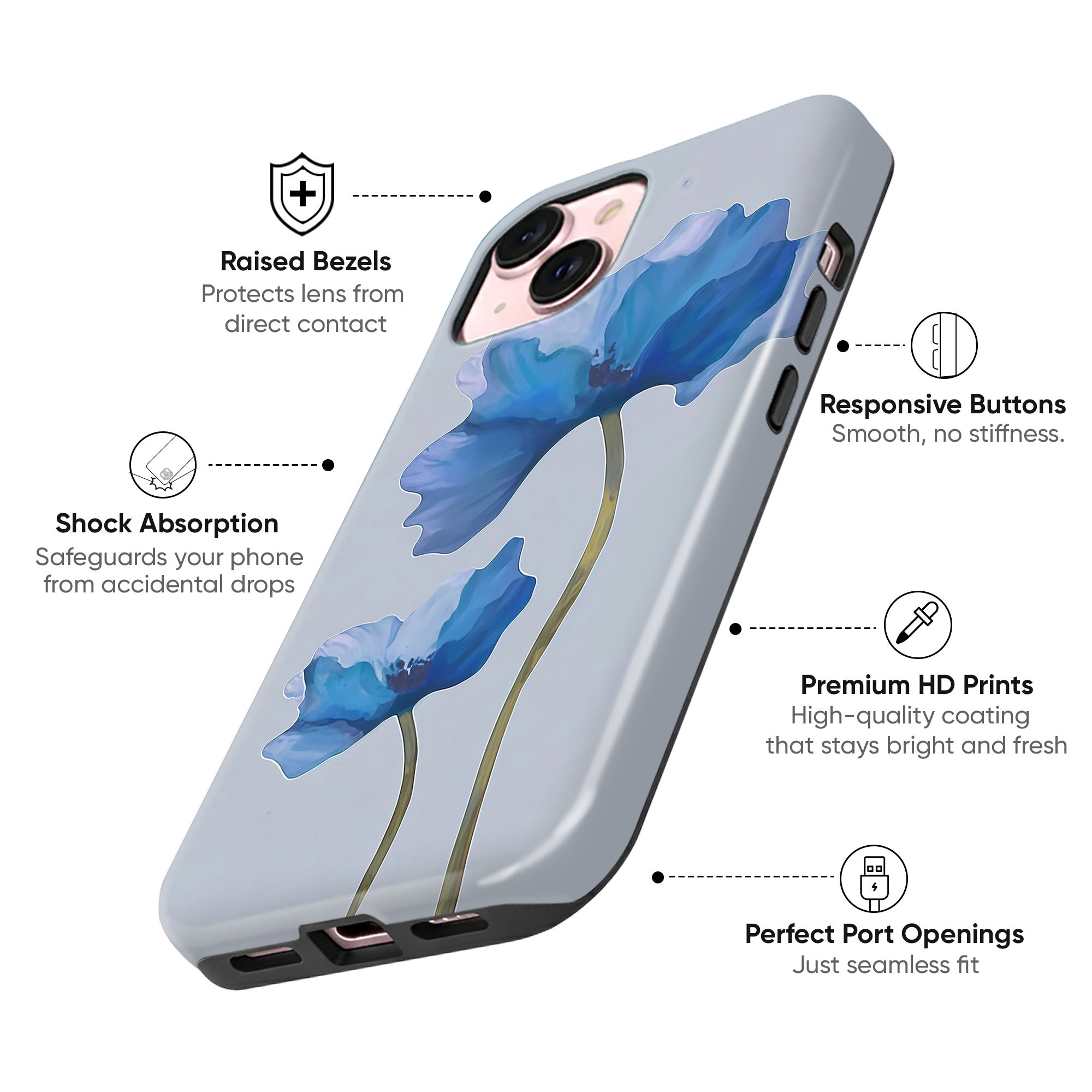 Wistful Azure Tough Case