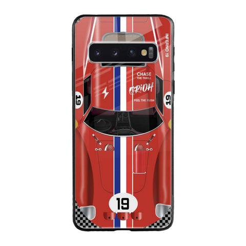 Racing Vintage Samsung Galaxy S10 Plus Glass Back Cover Online