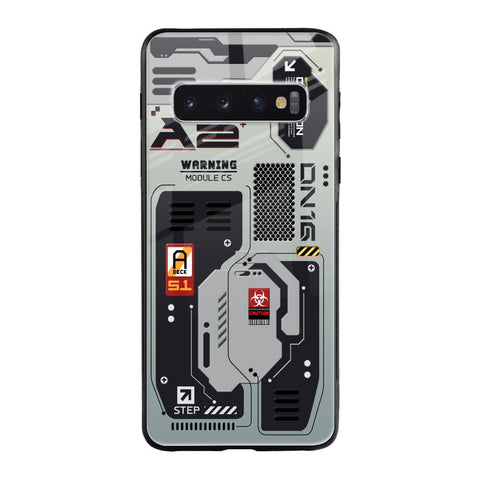 Techno Vibes Samsung Galaxy S10 Plus Glass Back Cover Online