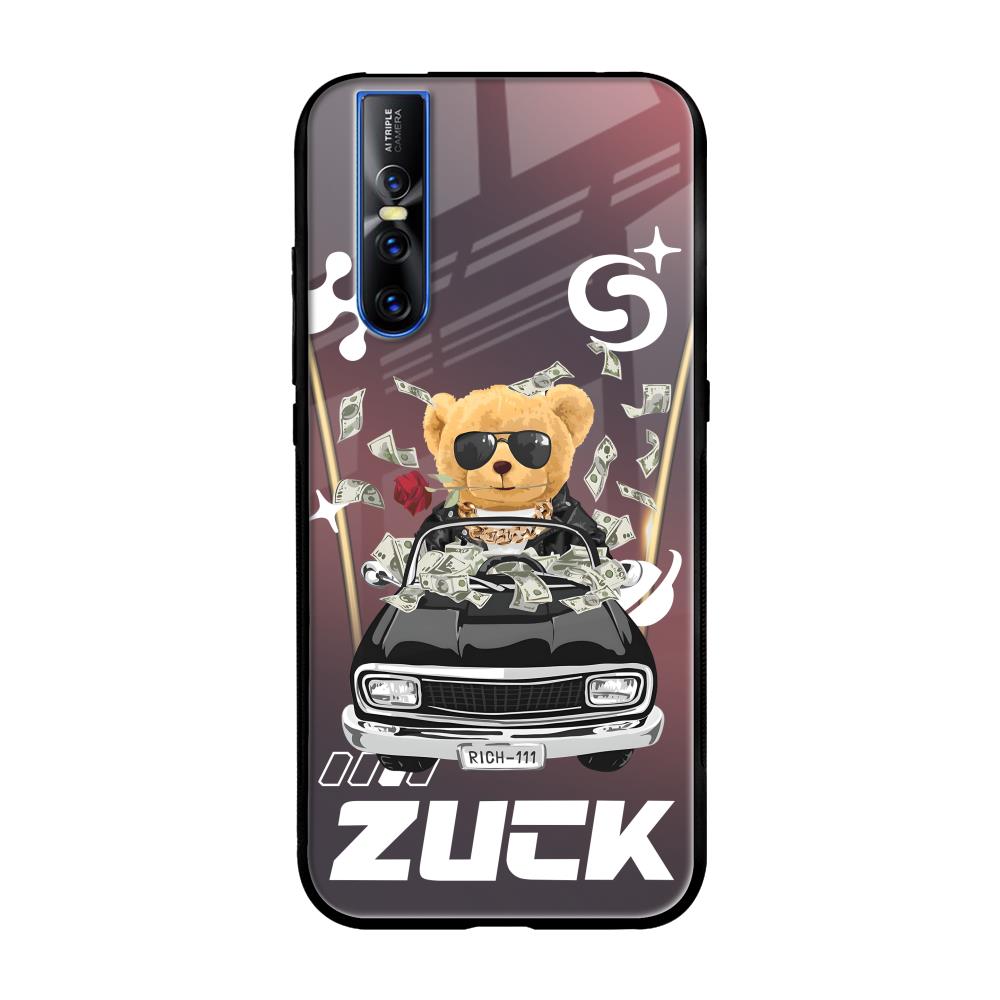Money Madness Vivo V15 Pro Glass Back Cover Online