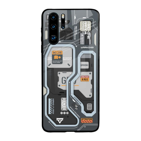 Retro Futuristic Huawei P30 Pro Glass Back Cover Online