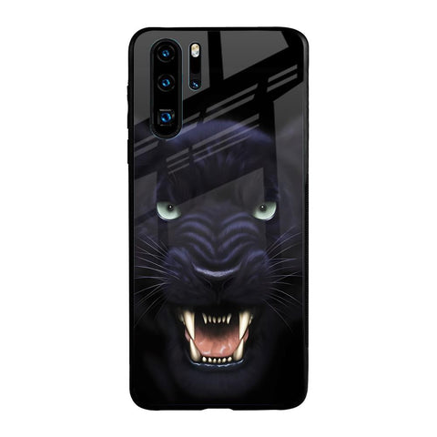 Angry Black Leopard Huawei P30 Pro Glass Back Cover Online