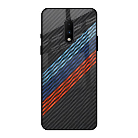 Carbon Inspired OnePlus 7 Glass Back Cover Online