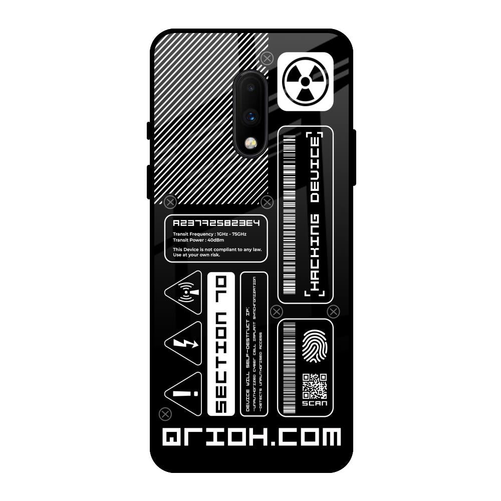 Futuristic Art OnePlus 7 Glass Back Cover Online