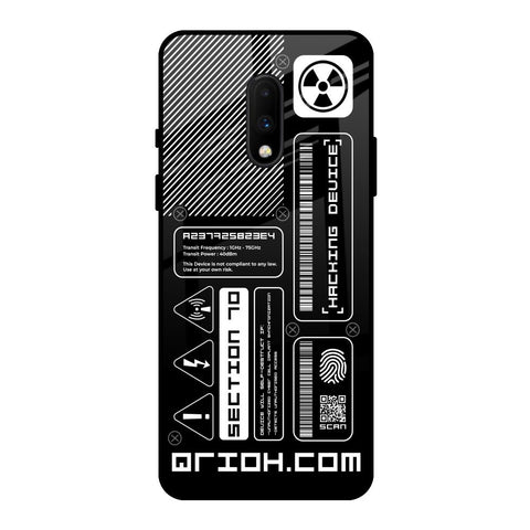 Futuristic Art OnePlus 7 Glass Back Cover Online