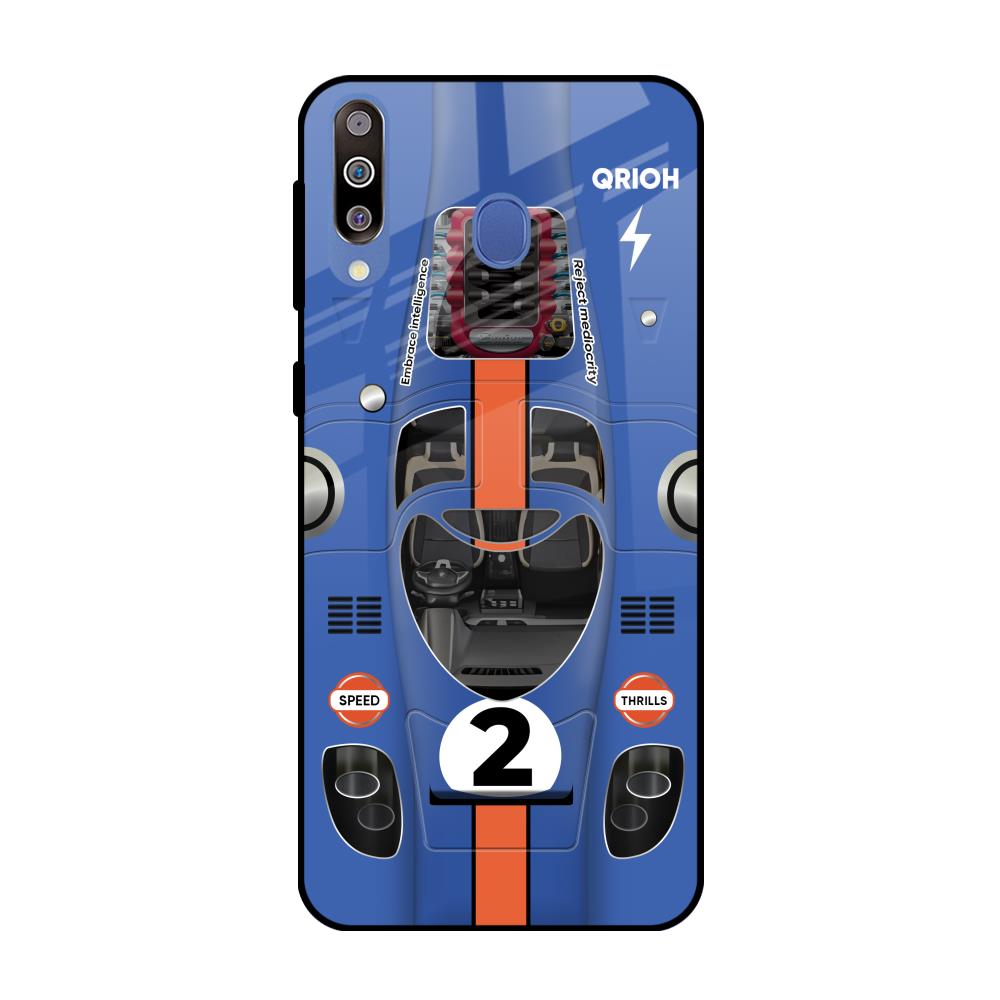 Car Adiction Samsung Galaxy M40 Glass Back Cover Online