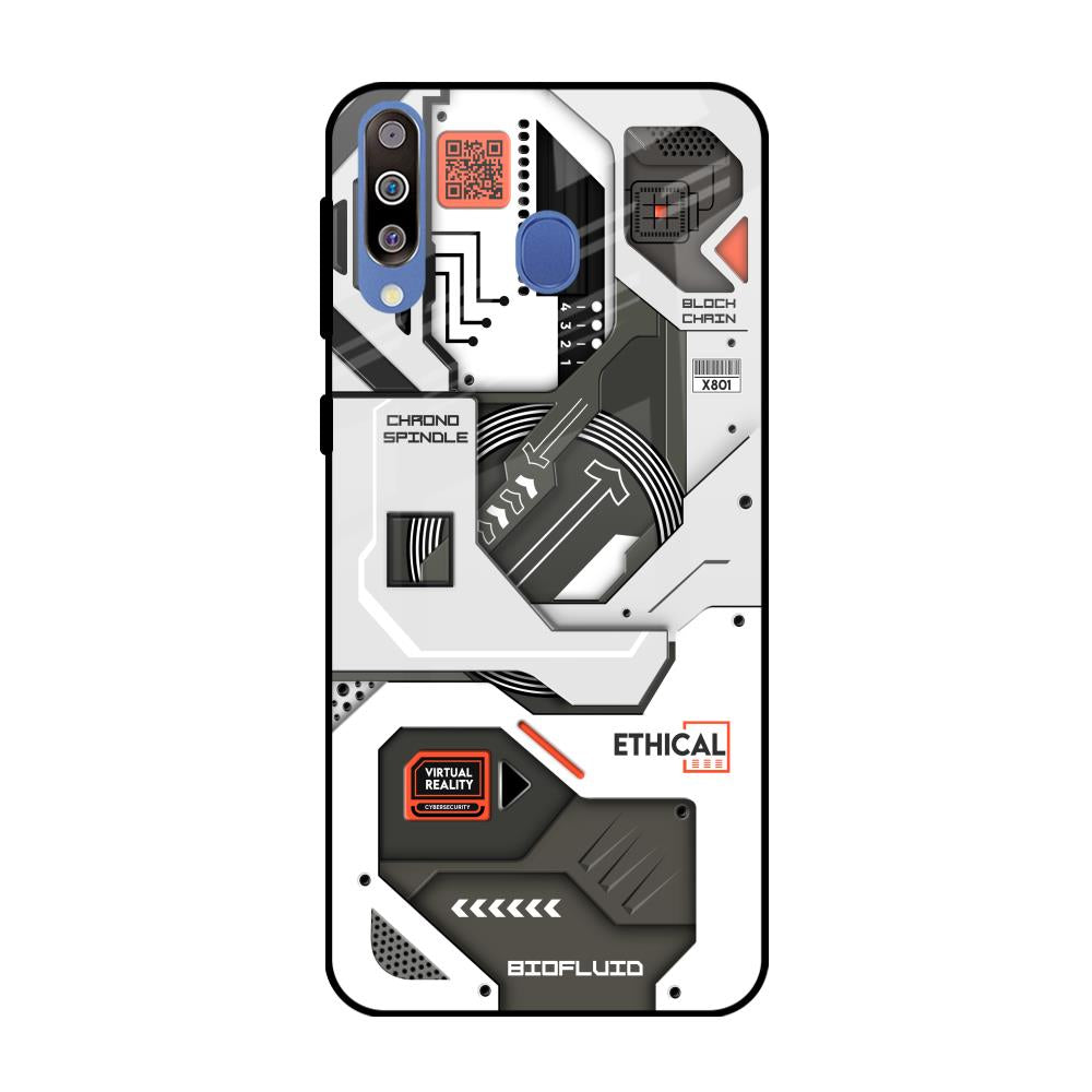 Explore Circuit Samsung Galaxy M40 Glass Back Cover Online
