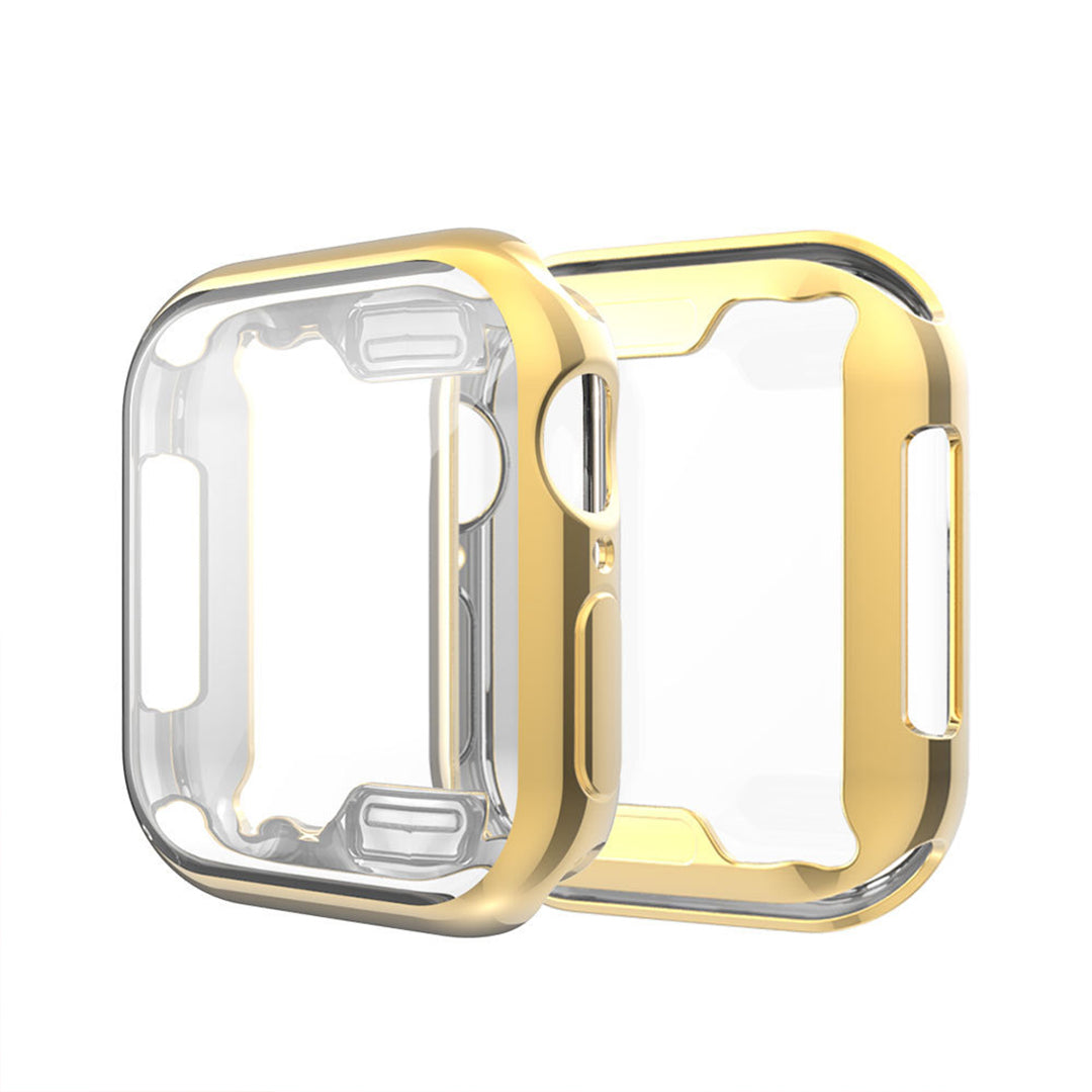Gold TPU Full Protection Apple Watch Case