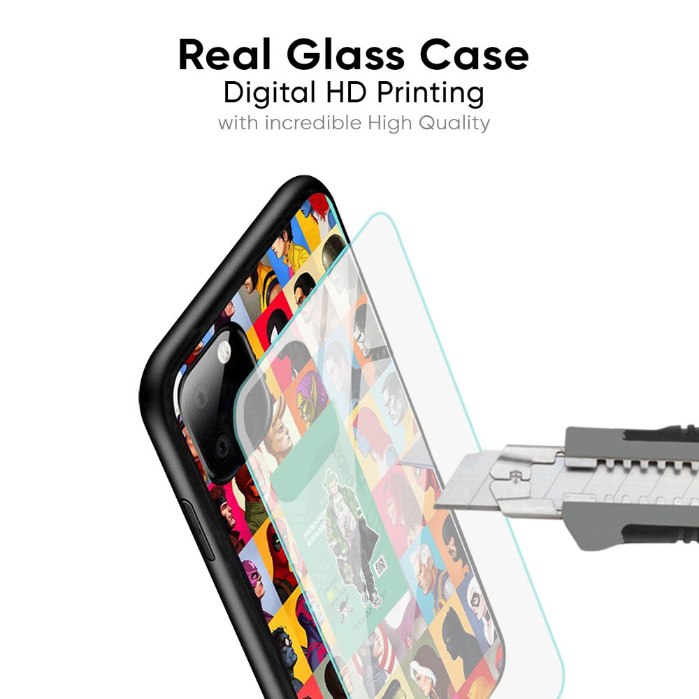 Zoro Bape Glass Case for Samsung Galaxy M56 5G