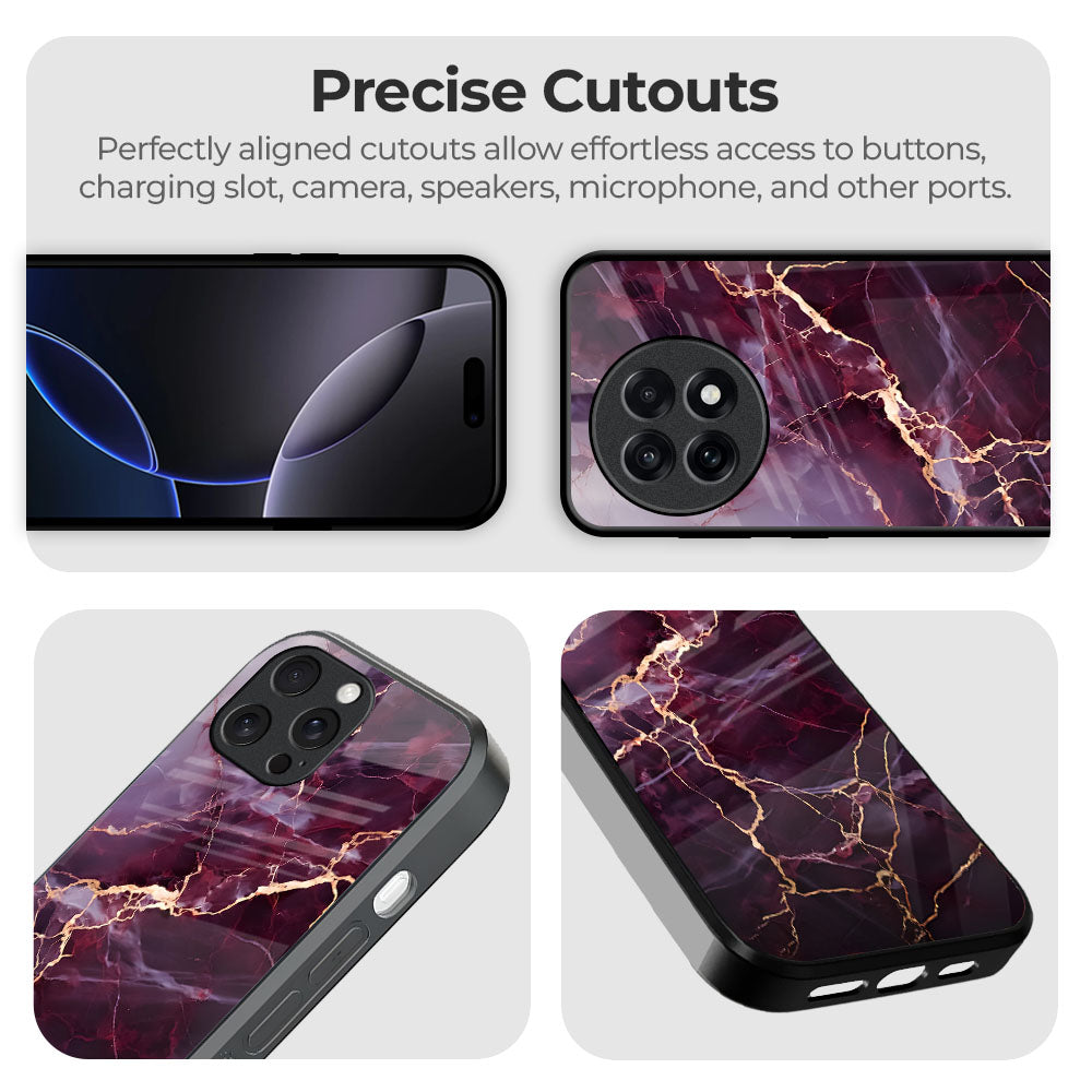 Thunder Marble Glass Case
